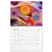 Abstrakte Natur Kalender (Feb 2026)