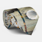 Abstrakte Natur Krawatte (Gerollt)