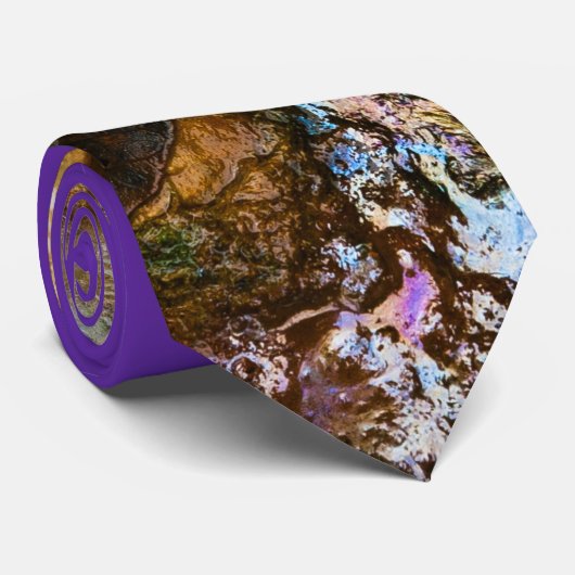 abstrakte Natur Krawatte (Gerollt)