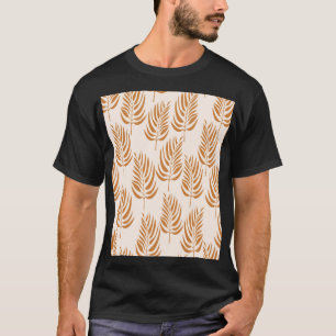 Abstrakte Natur, Minimalistisches Nahtloses Muster T-Shirt