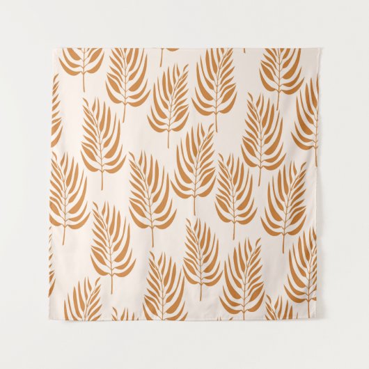 Abstrakte Natur, Minimalistisches Nahtloses Muster Wandteppich (Vorderseite)