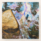 abstrakte Natur noch Wasserglas Untersetzer (Vorderseite)