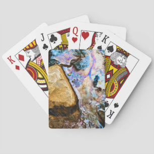 abstrakte Natur noch Wasserspielkarten Spielkarten