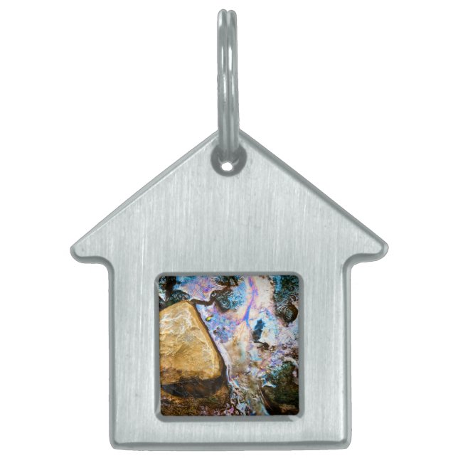 abstrakte Natur noch Wassertier-ID Tiermarke (Vorderseite)