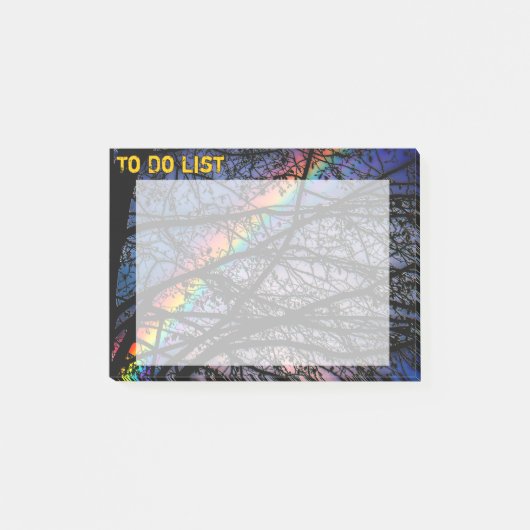 Abstrakte Natur Post-it Klebezettel (Vorderseite)