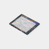 Abstrakte Natur Post-it Klebezettel (angewinkelt)