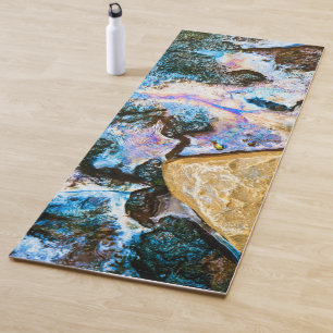 abstrakte Natur Stille Wasser Yogamatte