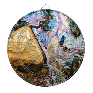 abstrakte Natur Stillwasser Dartboard Dartscheibe