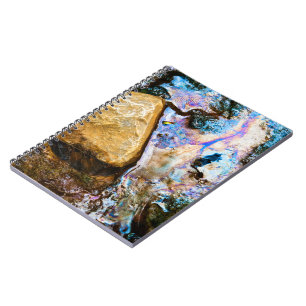 abstrakte Natur Stillwasser Notizbuch Notizblock