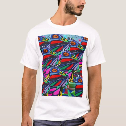 Abstrakte Natur T-Shirt (Vorderseite)