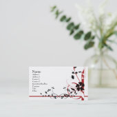 Abstrakte Natur Visitenkarte (Stehend Vorderseite)