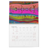 Abstrakte Natur-Zeichnungen Kalender (Feb 2026)