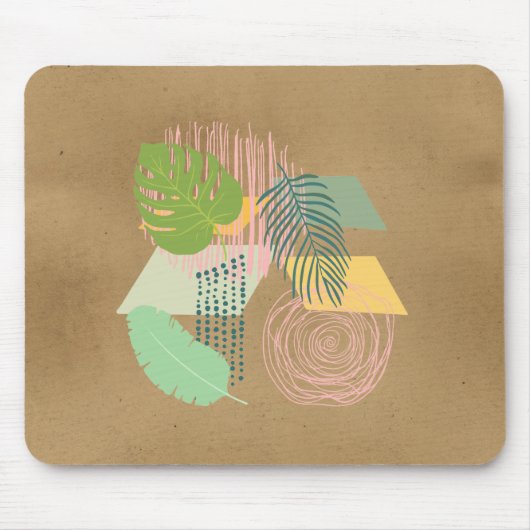 Abstrakte Naturelemente Mousepad (Vorne)