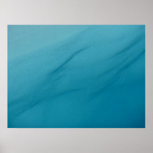 Abstrakte Naturfotografie von Gletscherschmelze Poster