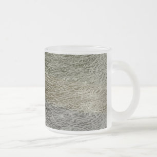 Abstrakte Naturfotografie von Regentropfen-Ringen Mattglastasse