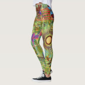 Abstrakte Naturkunde Leggings (Links)