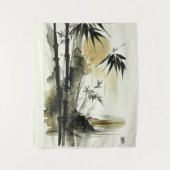 Abstrakte Naturkunde Wandteppich (Vorderseite)