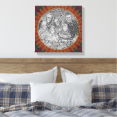 Abstrakte Naturkunst Gestalten Sie Ihr eigenes Fot Leinwanddruck (Insitu (Schlafzimmer))