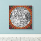 Abstrakte Naturkunst Gestalten Sie Ihr eigenes Fot Leinwanddruck (Insitu (Holzboden))