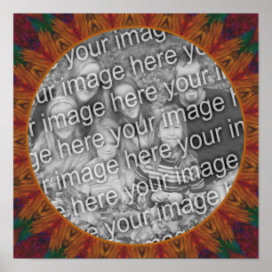 Abstrakte Naturkunstrahmen gestalten Ihr eigenes F Poster