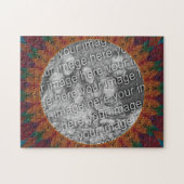 Abstrakte Naturkunstrahmen gestalten Ihr eigenes F Puzzle (Horizontal)