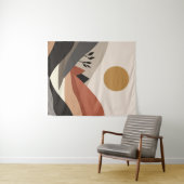 Abstrakte Naturlandschaft Wandteppich (Beispiel (Horizontal))