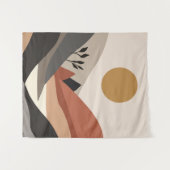 Abstrakte Naturlandschaft Wandteppich (Vorderseite (Horizontal))