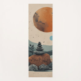 Abstrakte Naturlandschaft Yogamatte