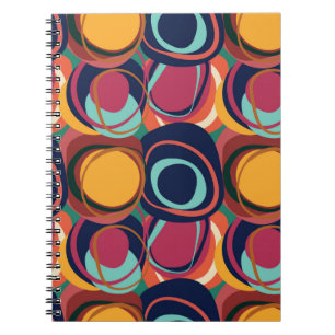 Abstrakte natürliche Form nahtlos, kreisförmig Notizblock