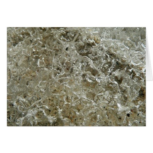 Abstrakte Naturtextur Gletschereis (Vorderseite (Horizontal))