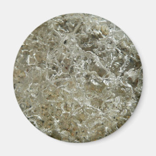Abstrakte Naturtextur Gletschereis Magnet