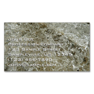 Abstrakte Naturtextur Gletschereis Magnetische Visitenkarte