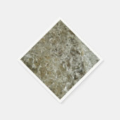 Abstrakte Naturtextur Gletschereis Serviette (Ecke)
