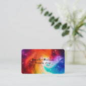 Abstrakte Nebel-Visitenkarte Visitenkarte (Stehend Vorderseite)