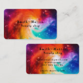 Abstrakte Nebel-Visitenkarte Visitenkarte (Vorne/Hinten)