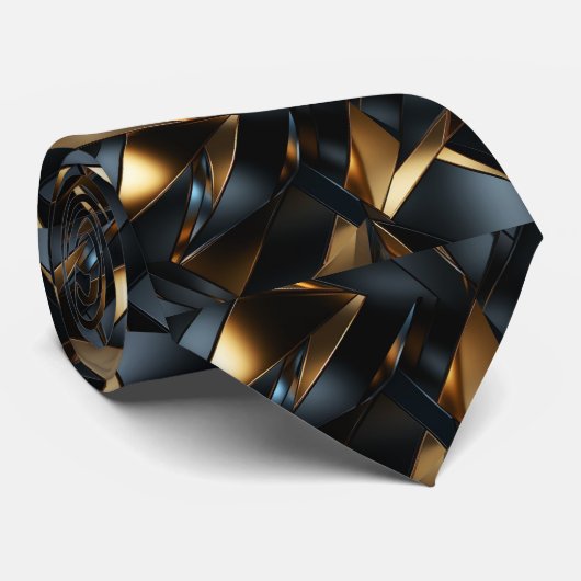 Abstrakte Neck-Tie Krawatte (Gerollt)
