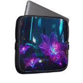 Abstrakte Neonadern 10' Laptopschutzhülle (Vorne Rechts)