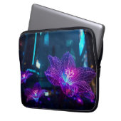 Abstrakte Neonadern 13' Laptopschutzhülle (Vorderseite Links)