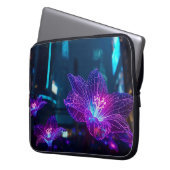 Abstrakte Neonadern 15' Laptopschutzhülle (Vorderseite Links)