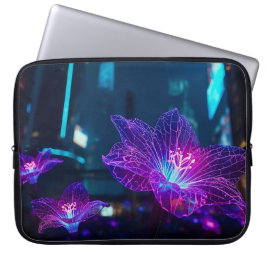 Abstrakte Neonadern 15' Laptopschutzhülle