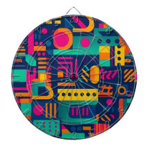 Abstrakte Neonfarben und geometrische bohemische F