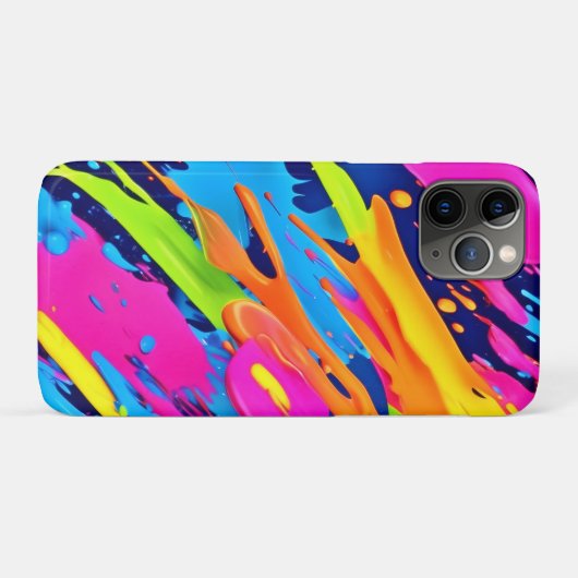 Abstrakte Neonröstchen Pinash Art Case-Mate iPhone Hülle (Rückseite (Horizontal))