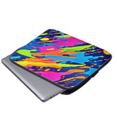 Abstrakte Neonröstchen Pinash Art Laptopschutzhülle (Vorne Knopf)