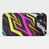 Abstrakte Neonstreifen Case-Mate iPhone Hülle (Rückseite (Horizontal))