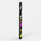 Abstrakte Neonstreifen Case-Mate iPhone Hülle (Hinten/Rechts)