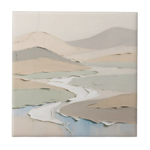 Abstrakte Neutrale Landschaft Fliese