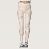 Abstrakte neutrale Mischung Leggings (Vorderseite)