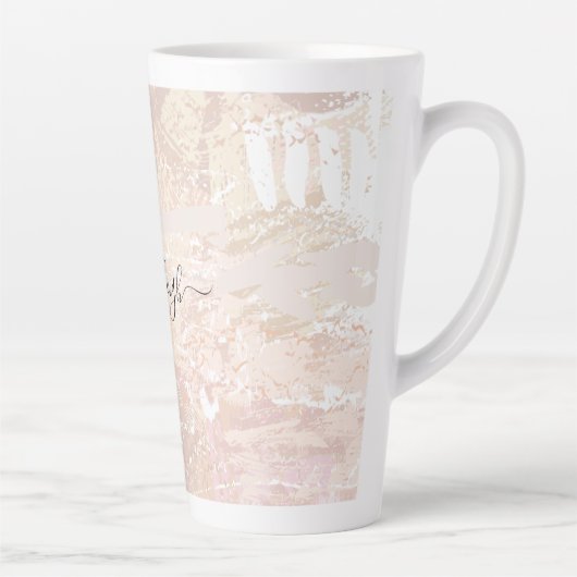 Abstrakte neutrale Mischung Milchtasse (Rechts)