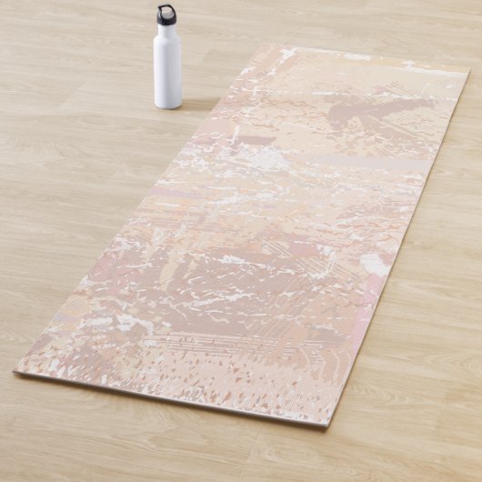 Abstrakte neutrale Mischung Yogamatte (Beispiel)