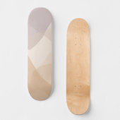 Abstrakte neutrale Tonwerte Skateboard (Vorderseite)